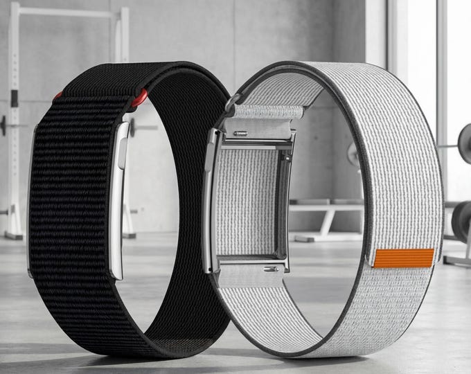 Stretch Nylon Band for WHOOP 5.0 – ECG Compatible Wrist & Bicep Strap