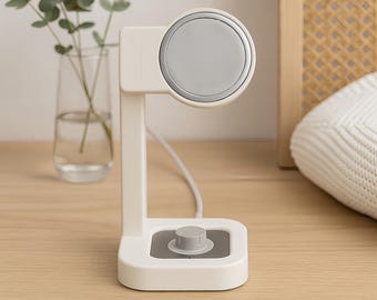 MagSafe iPhone and Oura Ring Charger Stand – Minimalist Dual Dock, 3D Printed Apple Organizer