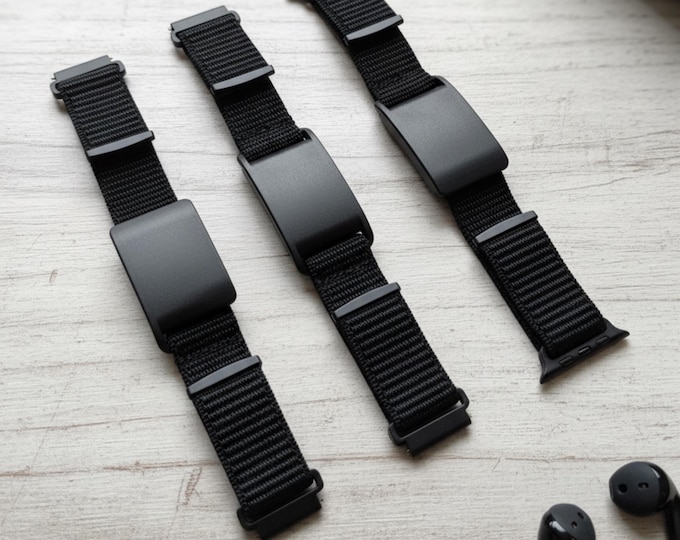 WHOOP 5.0 Hybrid Band – Nylon Dual-Device Strap for 20mm / 22mm Watches & Apple Watch