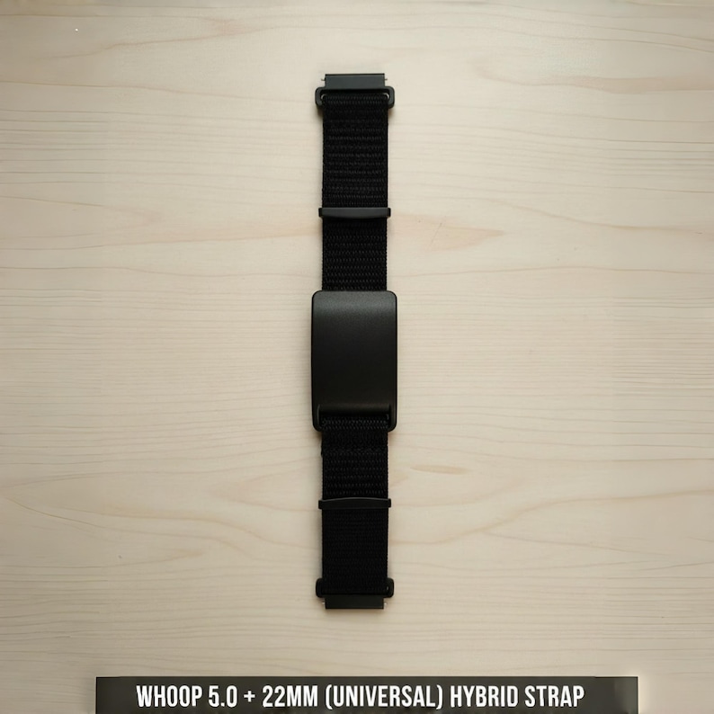 WHOOP 5.0 Hybrid Band – Nylon Dual-Device Strap for 20mm / 22mm Watches & Apple Watch 22mm Universal
