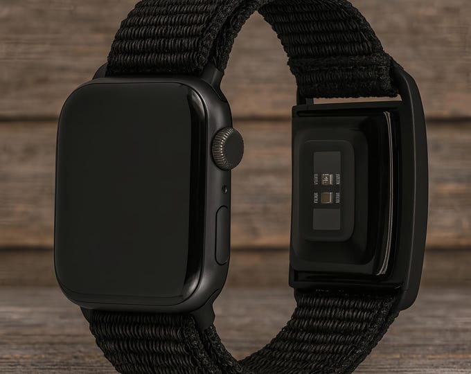 Hybrid Nylon Band for WHOOP 5.0 and Apple Watch: Dual Tracker Strap