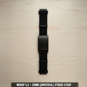 WHOOP 5.0 Hybrid Band – Nylon Dual-Device Strap for 20mm / 22mm Watches & Apple Watch 20mm Universal