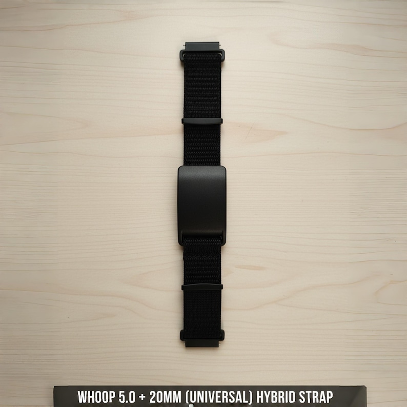 WHOOP 5.0 Hybrid Band – Nylon Dual-Device Strap for 20mm / 22mm Watches & Apple Watch 20mm Universal