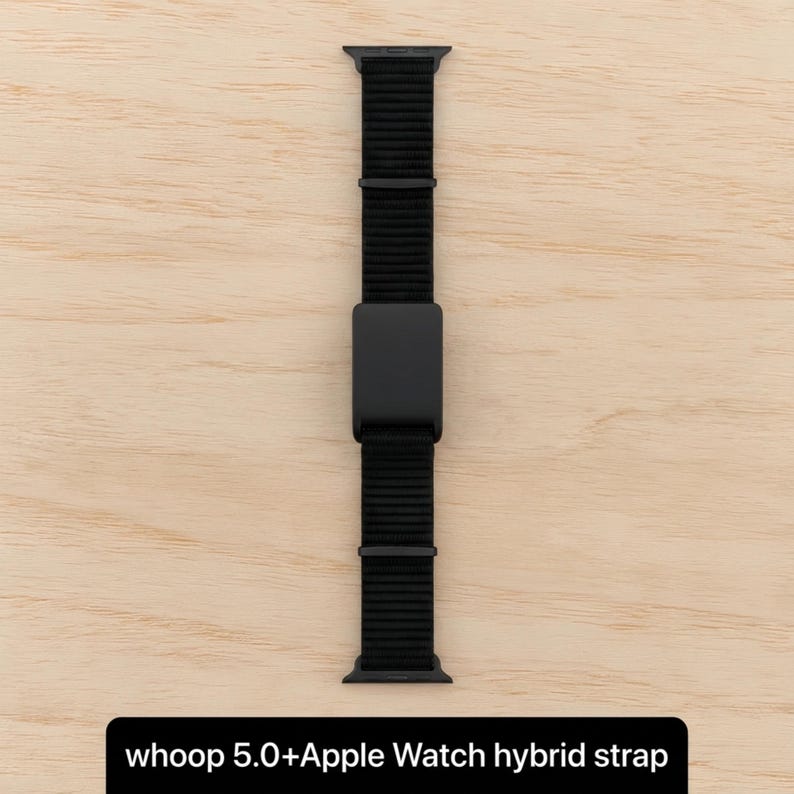 WHOOP 5.0 Hybrid Band – Nylon Dual-Device Strap for 20mm / 22mm Watches & Apple Watch Apple Watch 42mm+