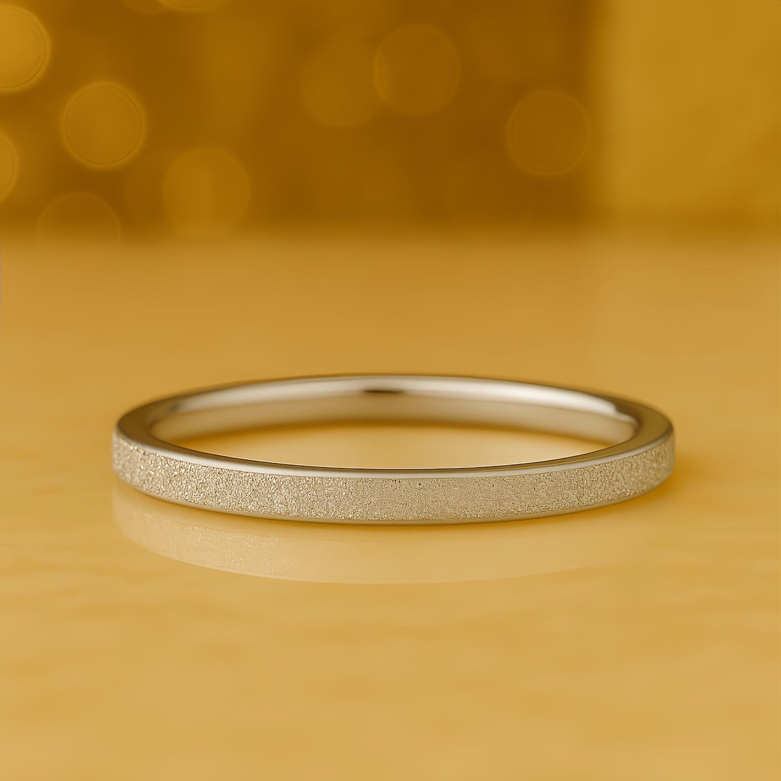 Stack Rings Titanium Pearl Matte Titanium Stacking Ring 2-pack for Oura - Minimalist Smart ...