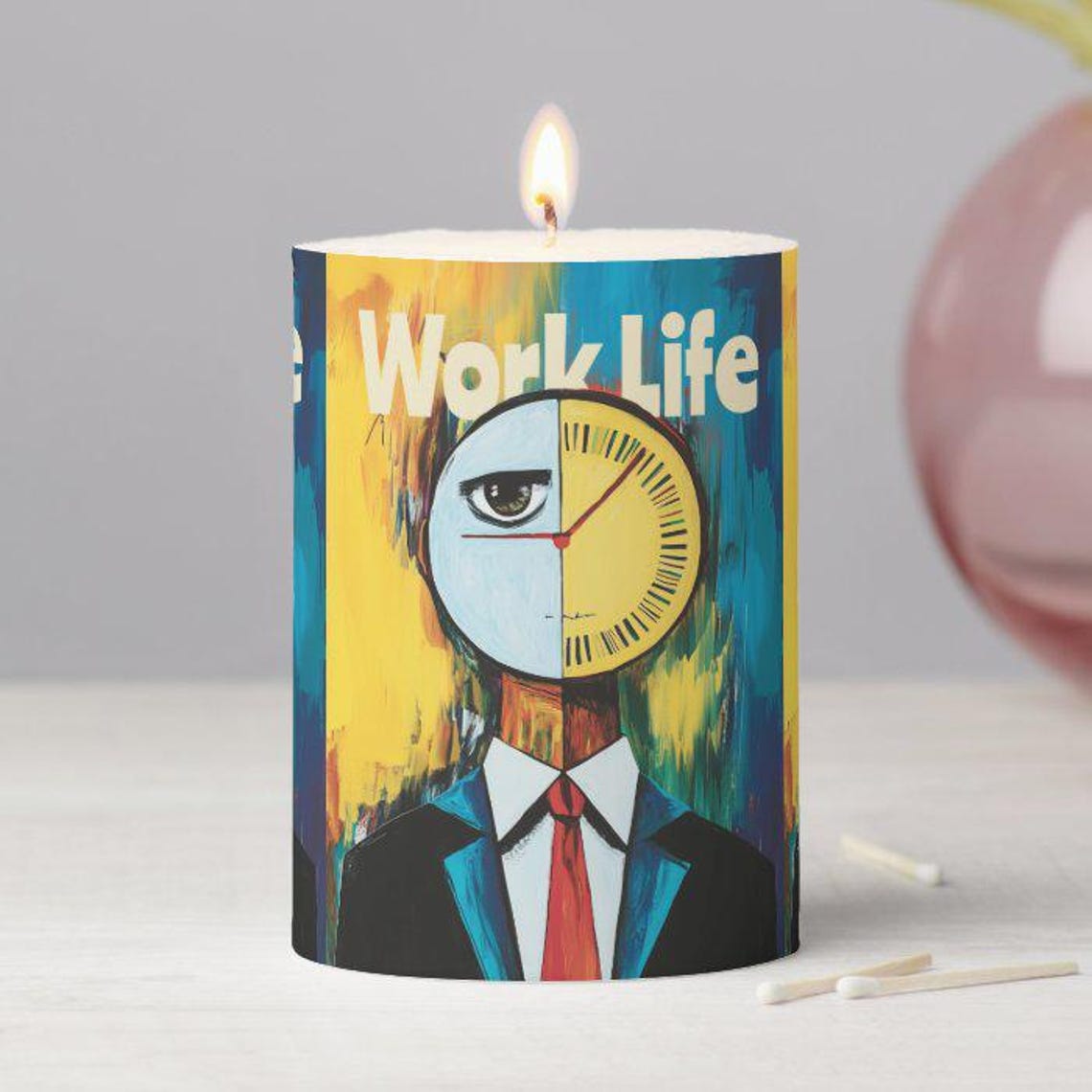 Work Life Balance Poster. Office Job. High Resolution PNG. POD Supplies ...