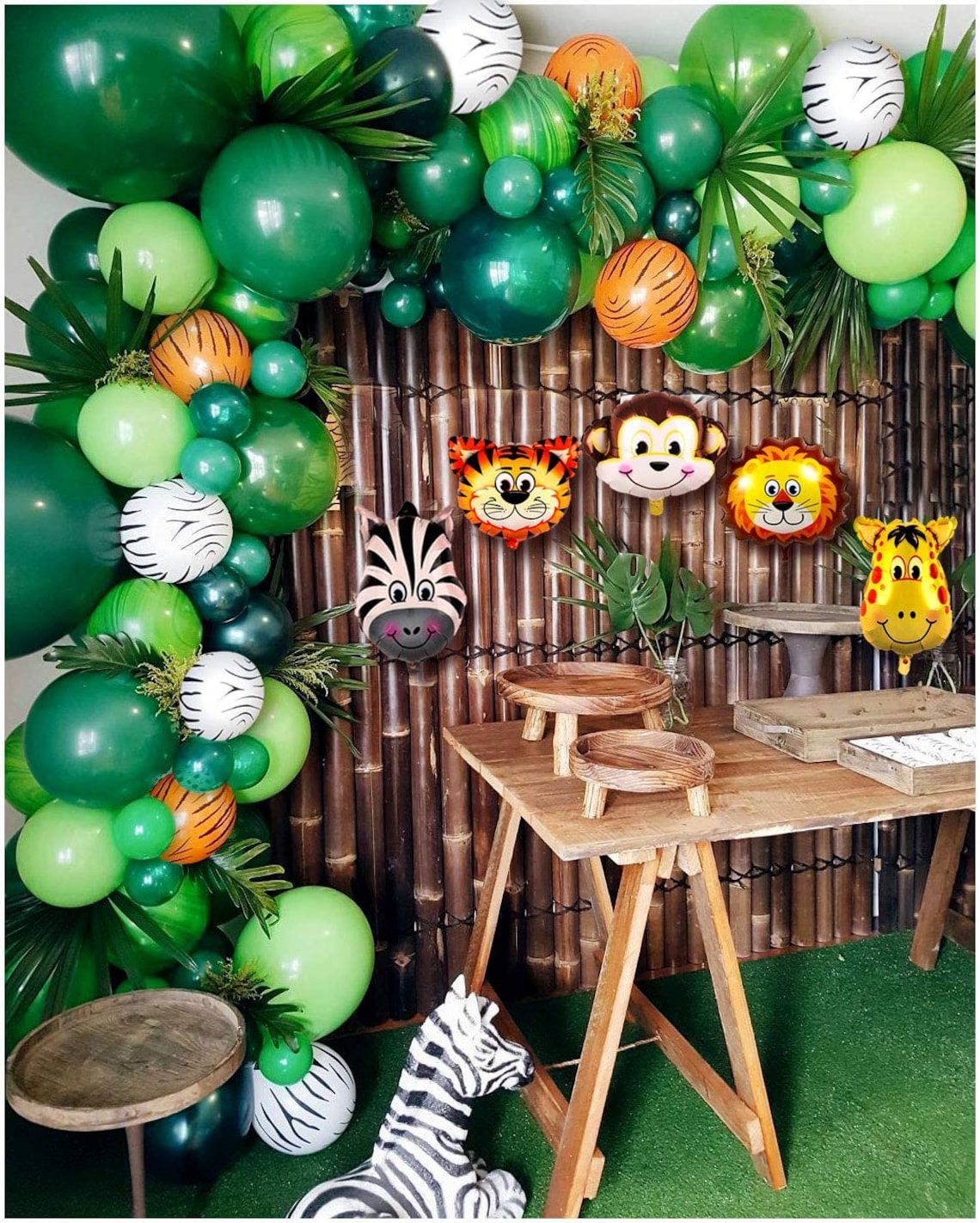 Safari Decorations Party
 Jungle Safari Theme Party Supplies Balloon Garland Arch Kit