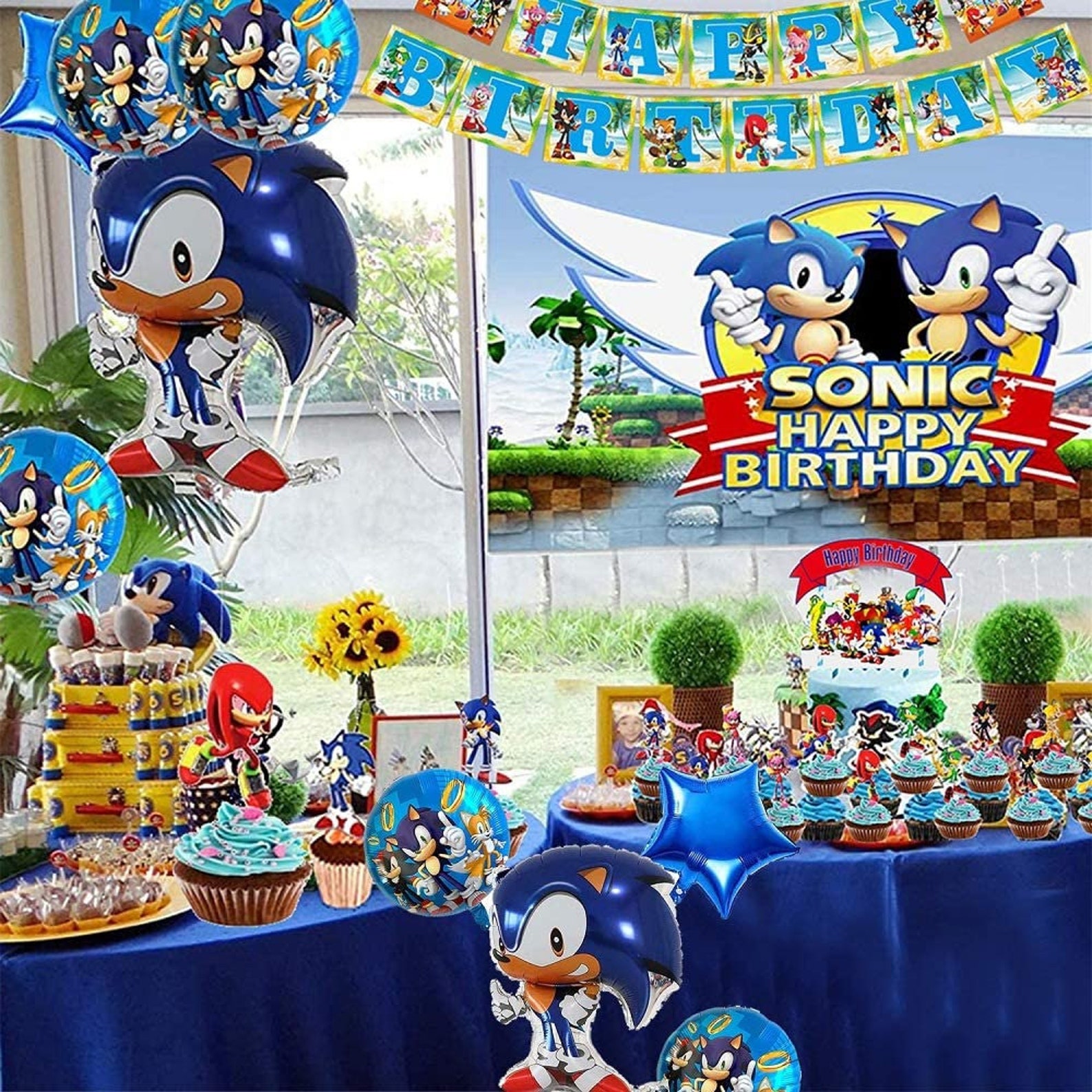Sonic The Hedgehog Party Supplies Sonic The Hedgehog Etsy