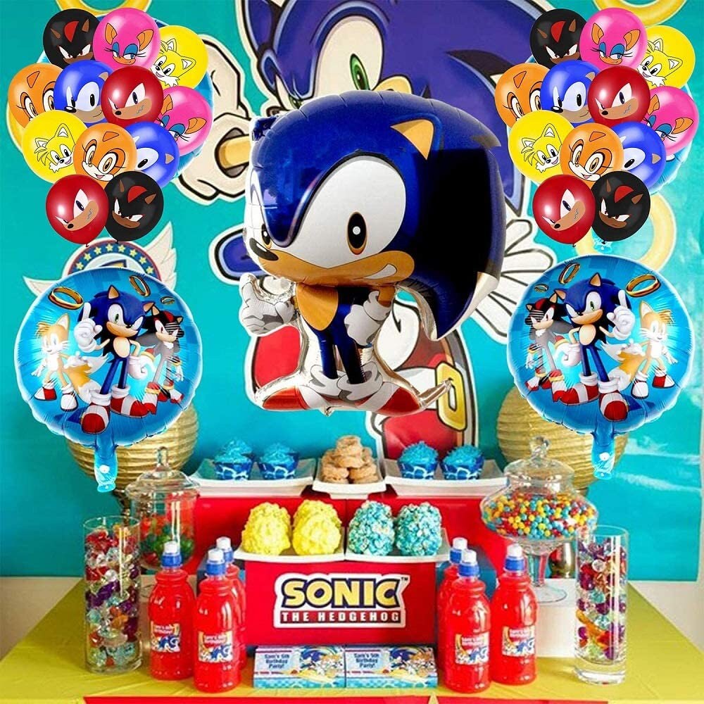 Sonic The Hedgehog Party Supplies Sonic The Hedgehog Etsy