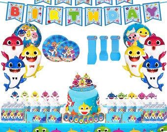 Baby Shark Backdrop Etsy Baby Shark Backdrop Etsy