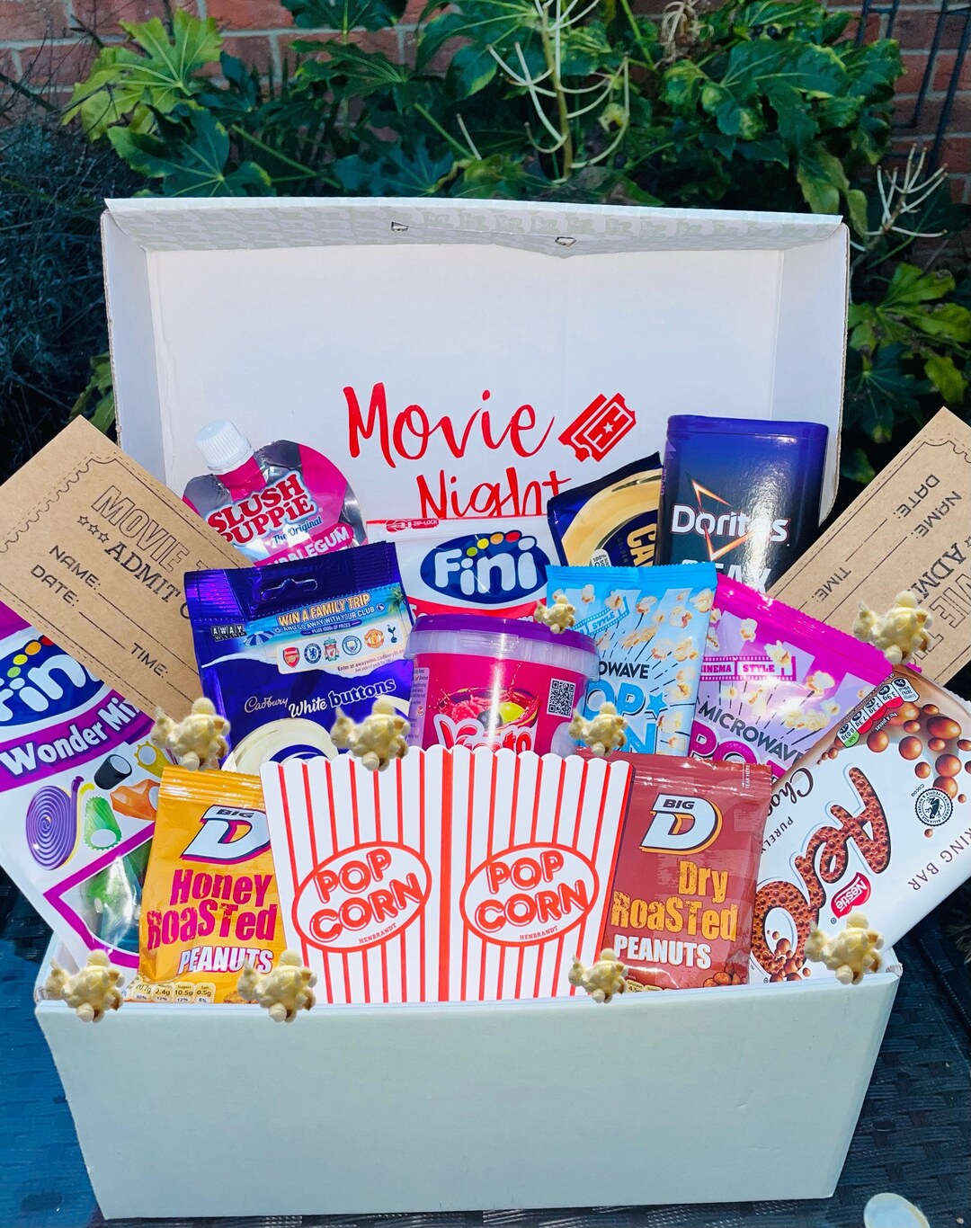 MOVIE NIGHT HAMPER Date Night Food anniversary Gift Get Etsy