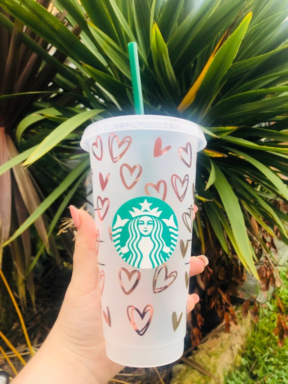Custom name Starbucks cup UK | PLAIN venti cold cup | blank personalised  reusable cup | best friend gift | coffee cup plastic 