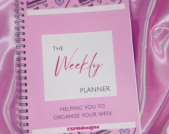 WEEKLY PLANNER | Planning | Work | Diary | Notebook | Gift | Present | Organized | Birthday | Mother’s Day | For her | Asthetic | Ideas |