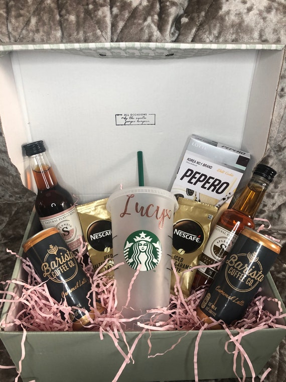 Starbucks Coffee Baskets Personalised Starbucks Coffee Hamper Luxury