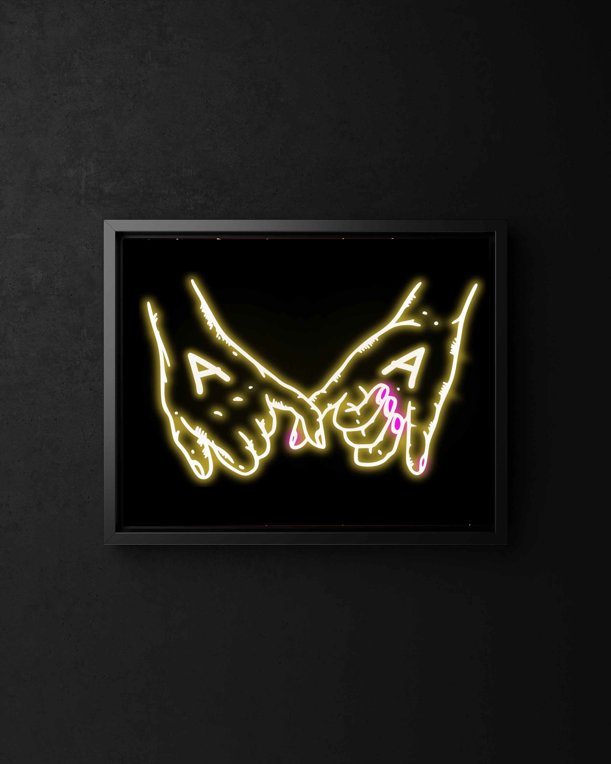 Neon PrintNeon Print Room decor Wall Art Print Digital Etsy