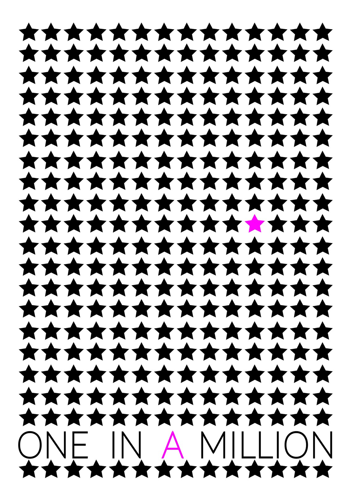 One in a million print Wall Art Print Digital Print | Etsy