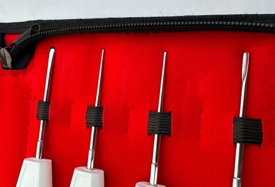 Kit De 8 Luxateurs Dentaires En Acier Inoxydable - Extraction Racine, Chirurgie Dentaire - Neuf