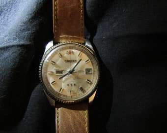 RARE Diver Orient 200m Titanium Power Reserve Watch Automatic