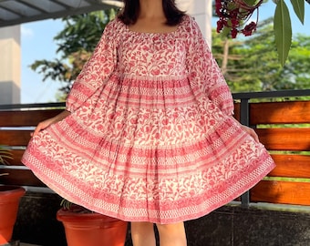 Cotton short frock sale