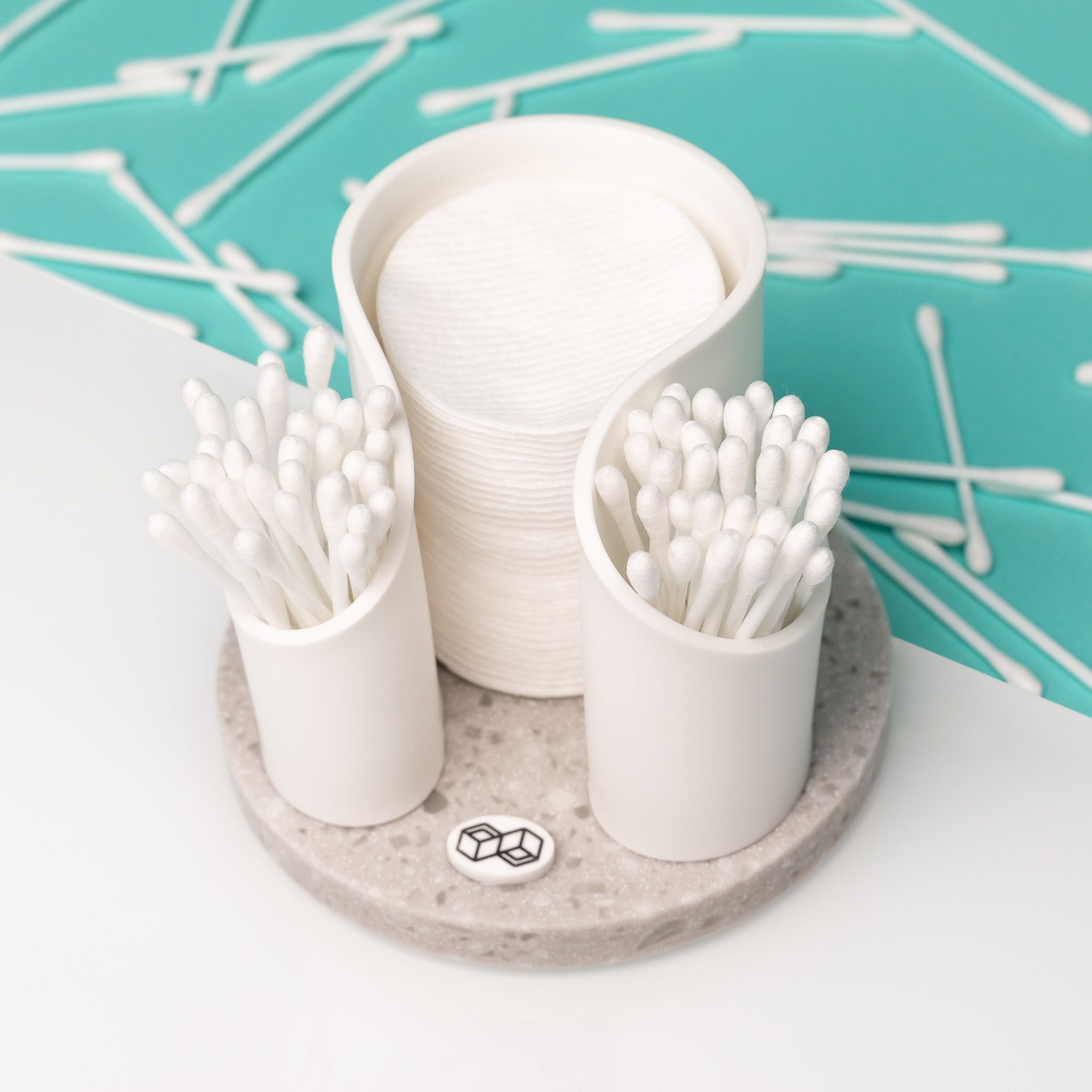 Qtip Holder Cotton Pad Holder Cotton Ball Holder Modern Etsy UK