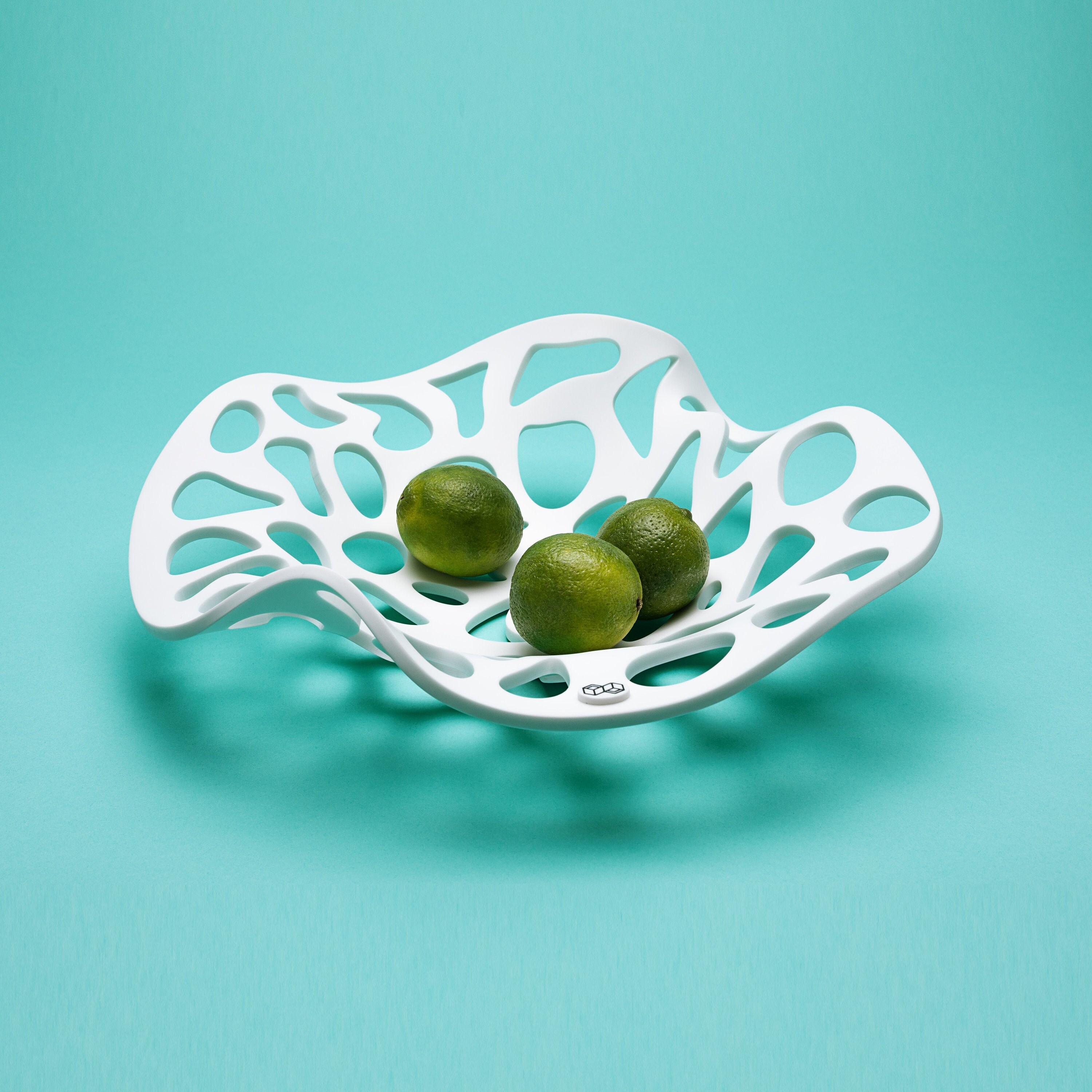 Elegant White Stone Decorative Fruit Bowl Handcrafted Modern Etsy