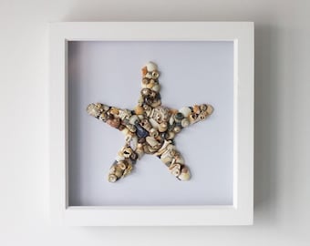 Starfish Shell Art Picture Frame | Handmade | Perfect Engagement/Proposal/Birthday Gift