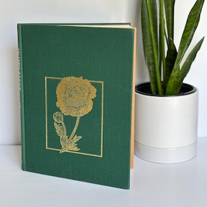 Vintage Gardening Book / Poppy cover book 70s home garden book The Principles of Gardening vtg guide book Plants Tree guide book Flower