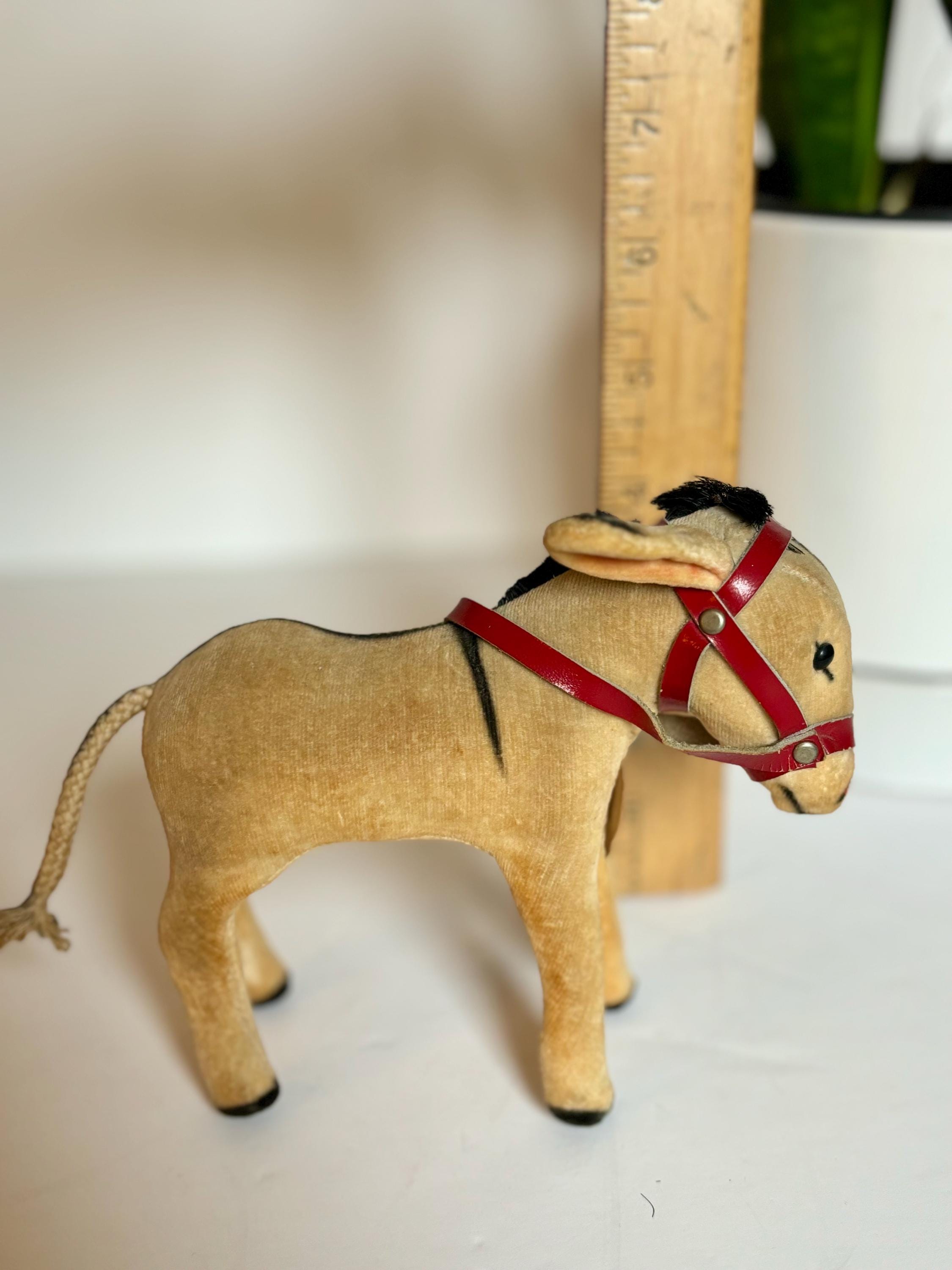 Vintage Steiff Mini Donkey / Vtg Steiff All ID Donkey