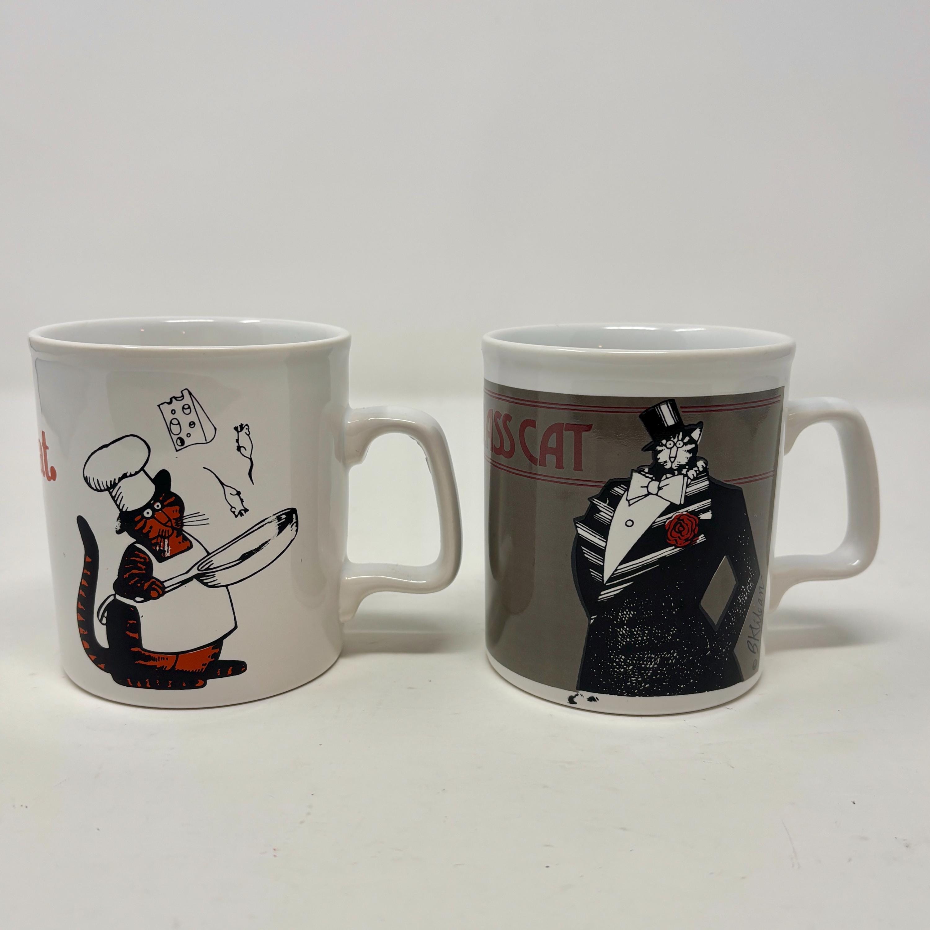 27】クリバンキャットB Kliban Cats 食器4点セット お皿 美品 27】