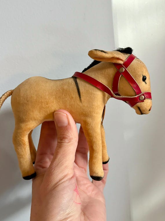 Vintage Steiff Mini Donkey / Vtg Steiff All ID Donkey