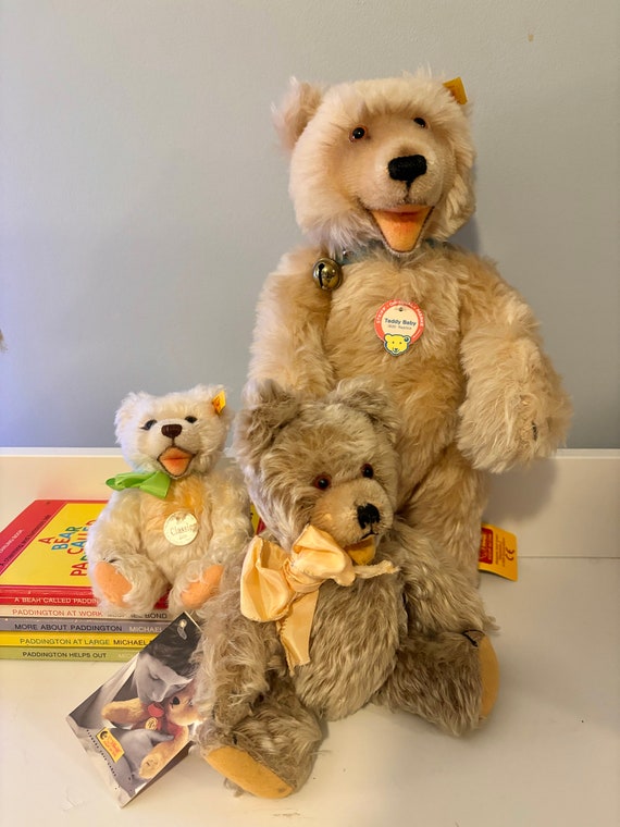 Vintage Steiff Teddy Bears 1990s Steiff Mohair Bear Zotty Steiff