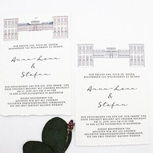 Einladungskarte Herzensort / Hochzeit / Deine Hochzeitslocation