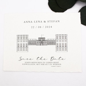Save The Date Karte Herzensort / Hochzeit