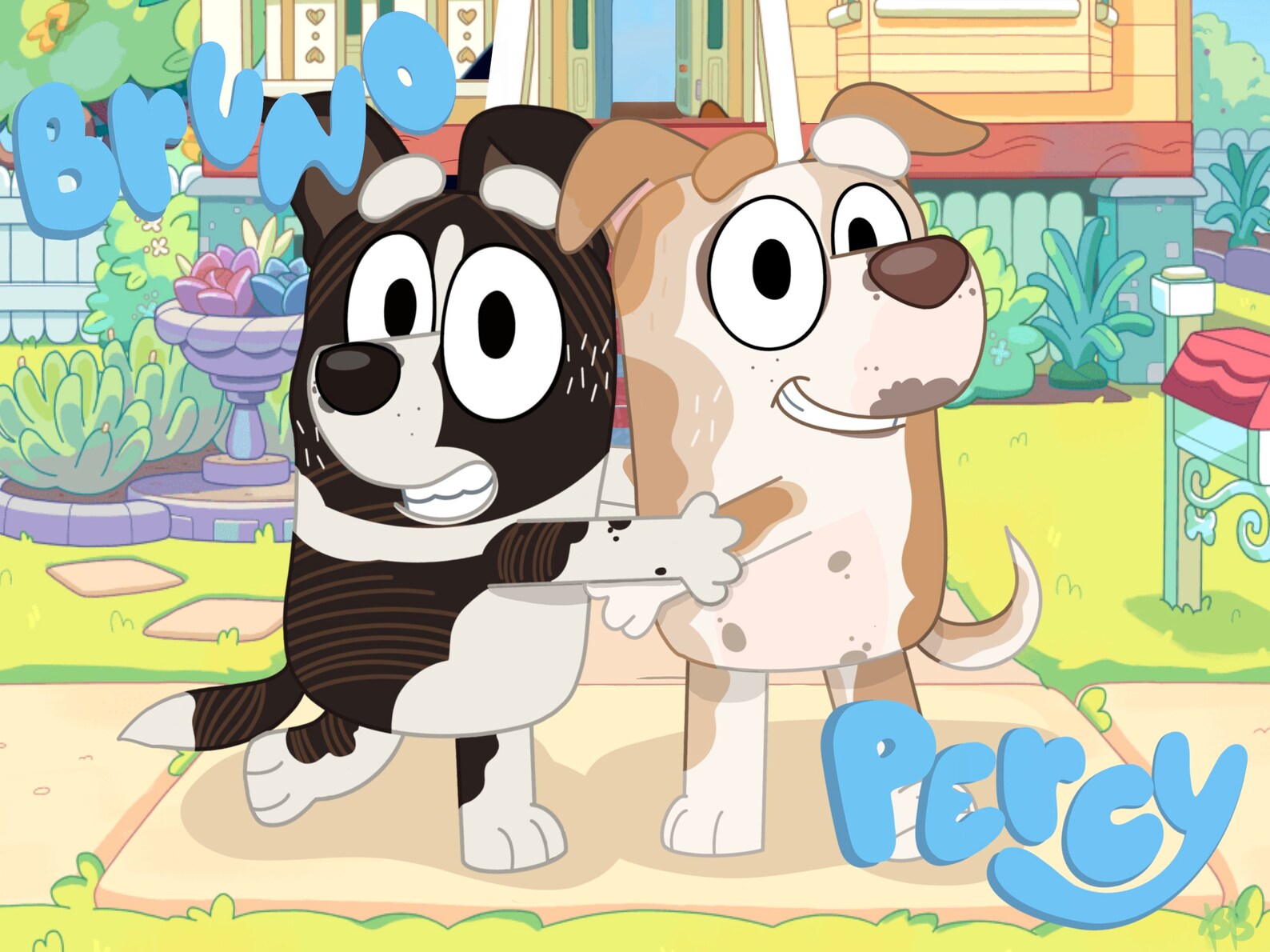 Your dog as Bluey Etsy