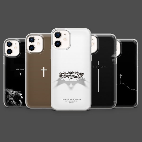 Lord Phone Case Cross Cover for iPhone 14Pro, 13, 12, 11, 8, Xr, Galaxy S21Fe, S20, S22, Samsung A13, A33, A53, Pixel 7Pro, 6A, 6