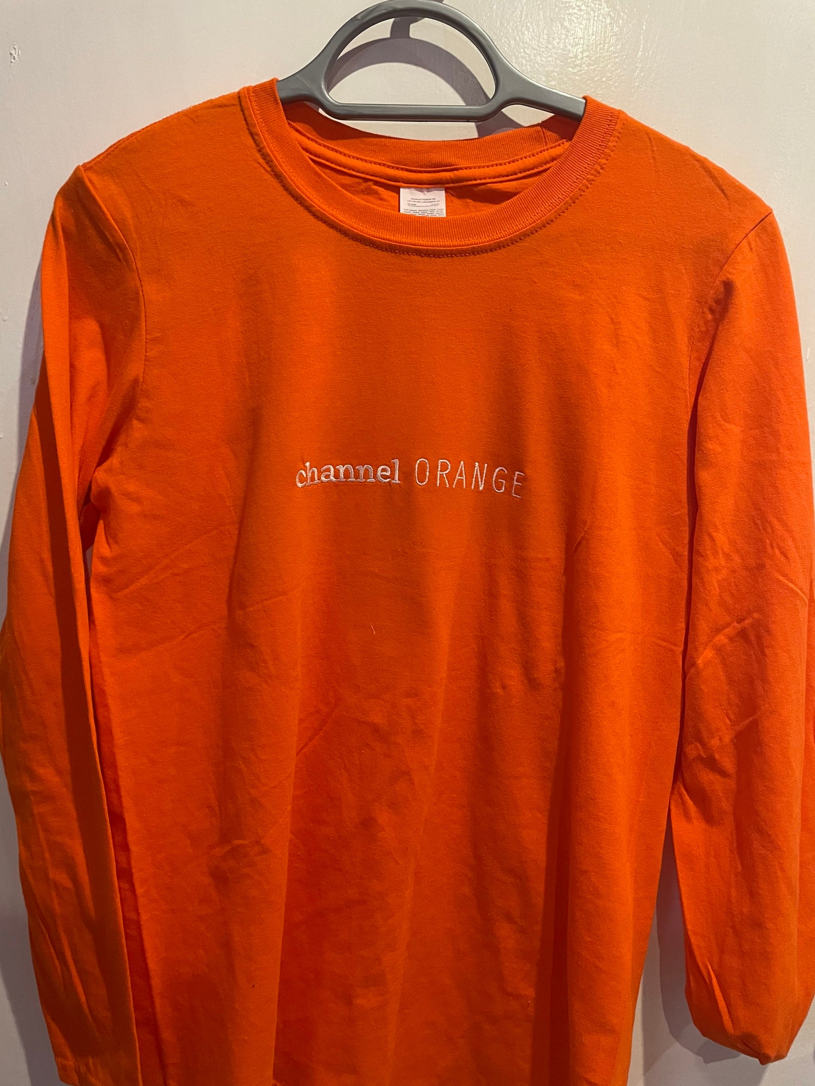 Chanel Orange & Album Receipt Long Sleeve T-Shirt | Etsy