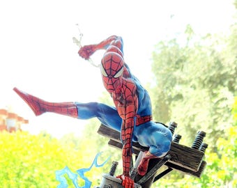 Spider-Man Statue, Collectible Art Decoration Exclusive custom model, Real photos