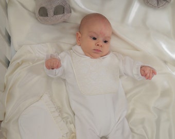 Baby Girl Vintage Romper With French Lace, Newborn Baby Gifts For 1st Birthday