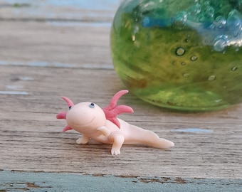 Axolotl figure cute figurine salamander miniature