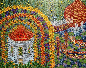 Secret Garden - Original - Acrylic 2021 ( 60 x 90cm)