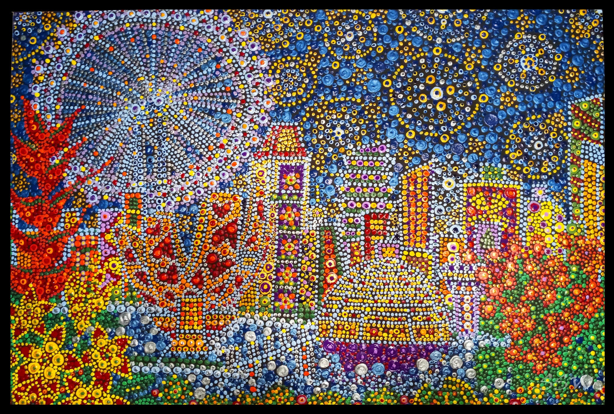 Florid City - Original - Acrylic 2021 ( 60 x 90cm)