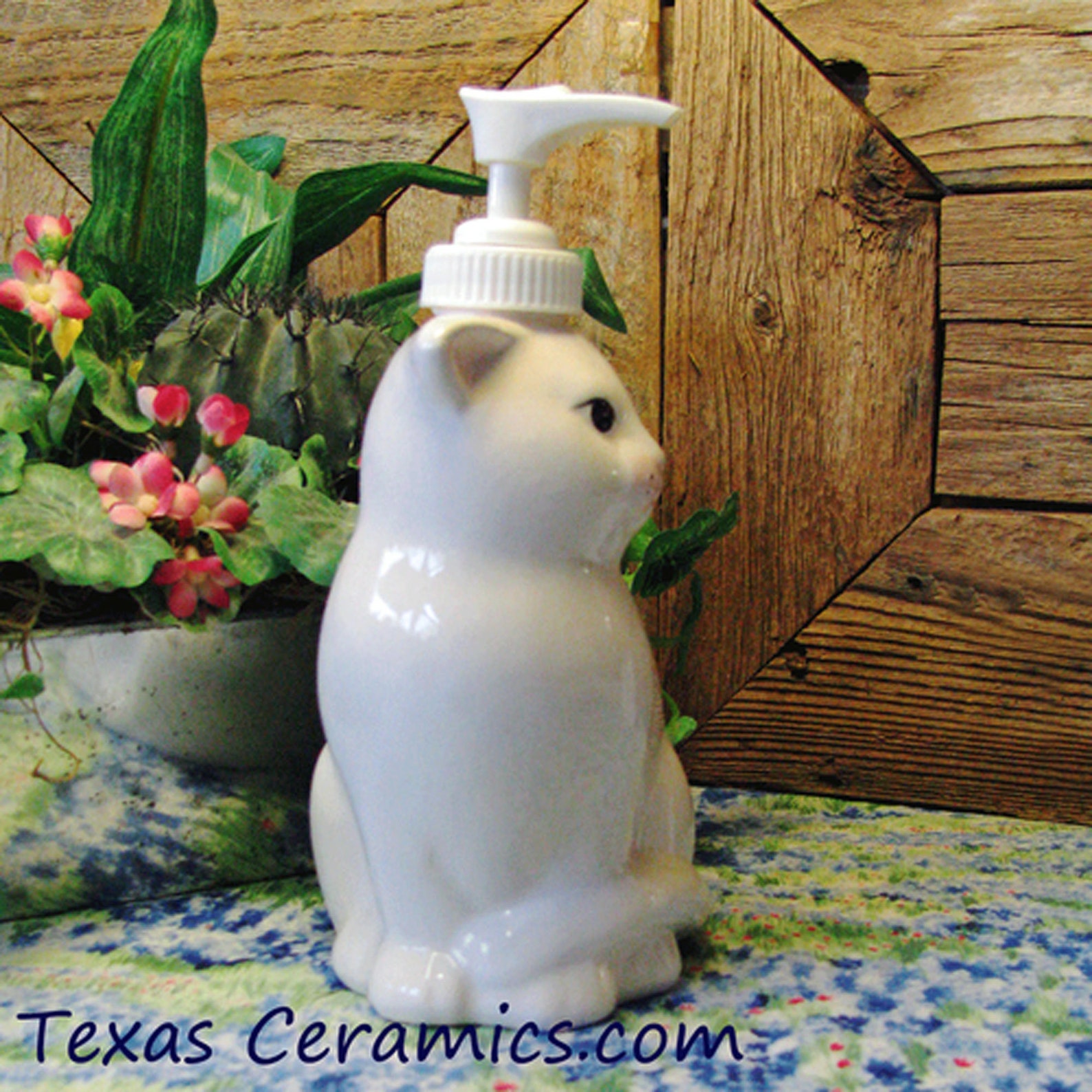 Cat Soap Dispenser for Country Farmhouse Kitchens Bath Vanity Etsy