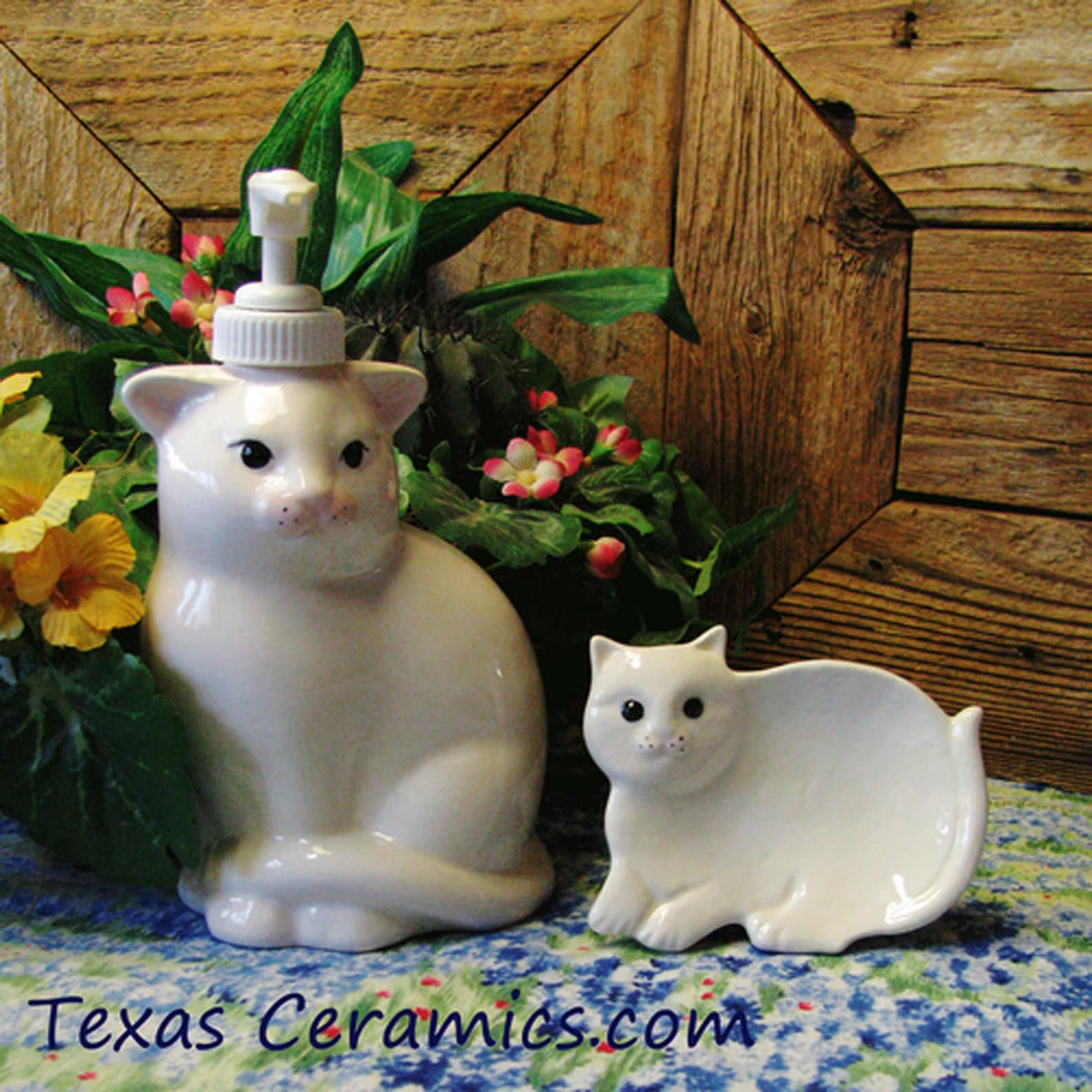 Cat Soap Dispenser for Country Farmhouse Kitchens Bath Vanity Etsy