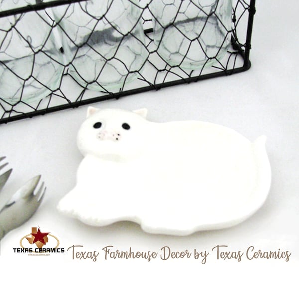 Cat Spoon Rest Etsy