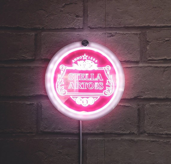 Stella Artois Amazing Led Round Light 7 Colour Changing With