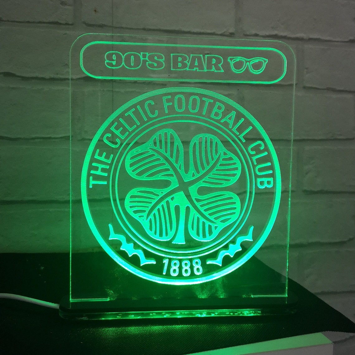 Celtic led light personalised 7 led colour changing leds and Etsy