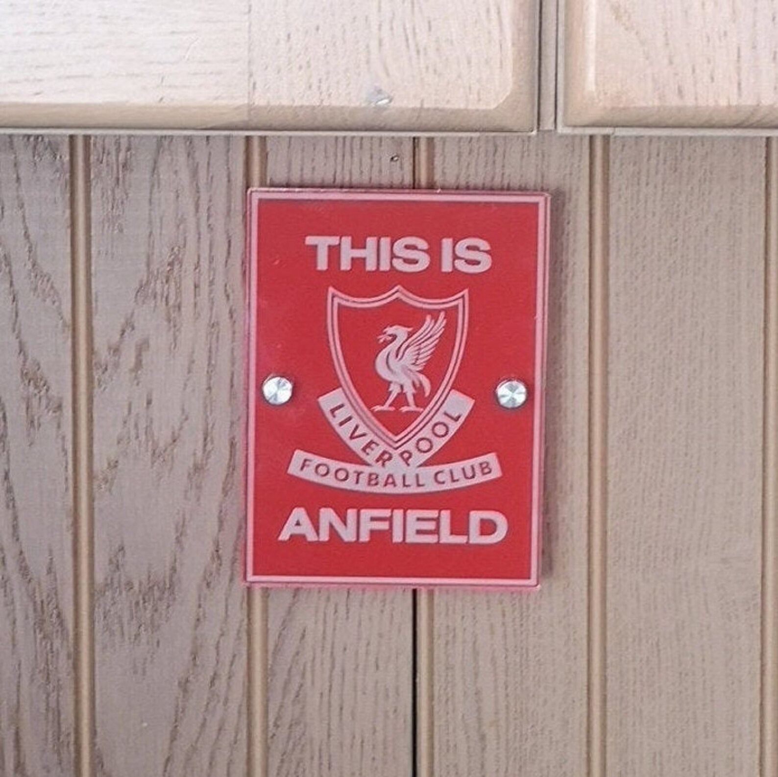 This is Anfield acrylic engraved plaque Etsy