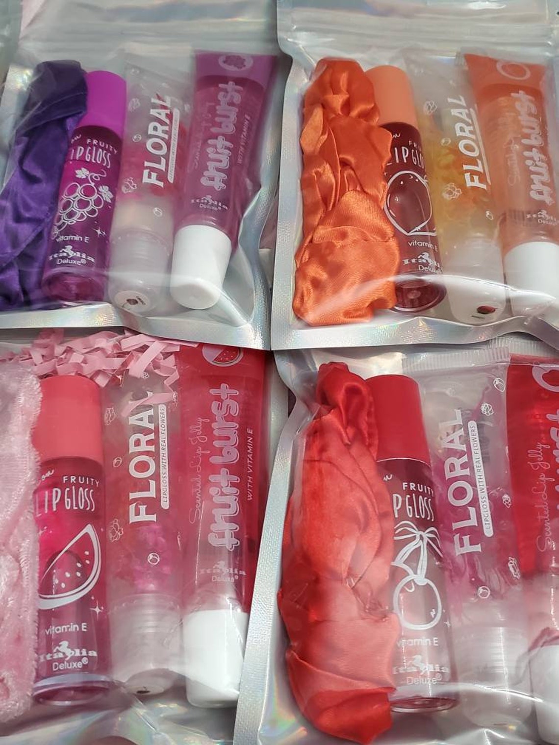 Lip Gloss Bundle and Scrunchie Etsy