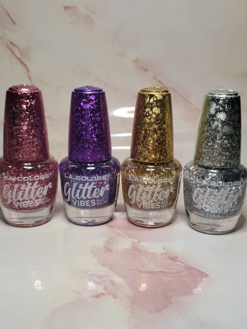 L.A. Colors Glitter Vibes Nail Polish - Etsy