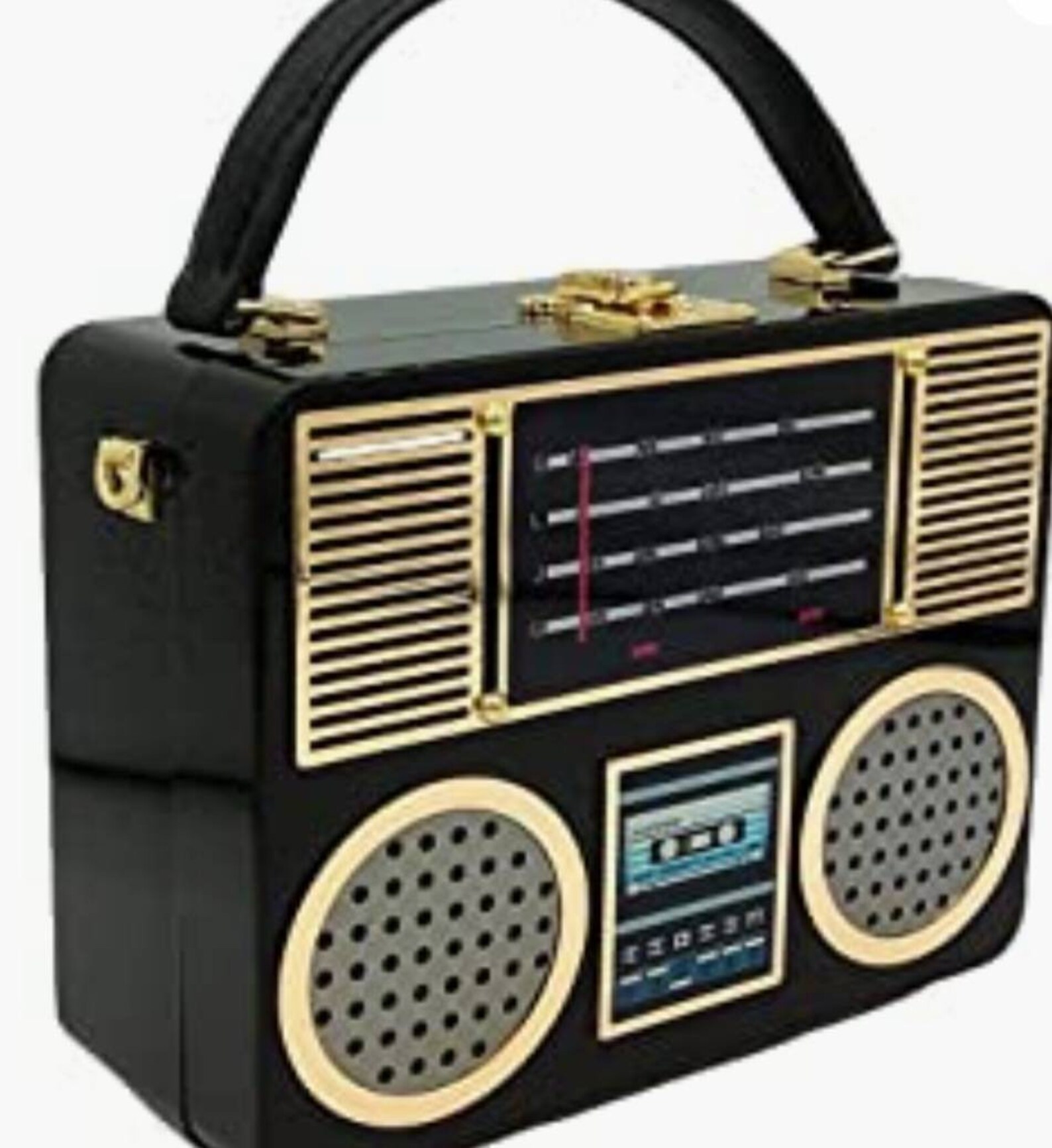 Fashion Music Box Radio Speaker Print Clutch Crossbody Etsy